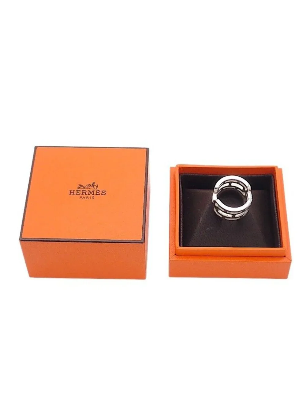 Hermes Alkan PM Ring Included 925 Sterling Silver